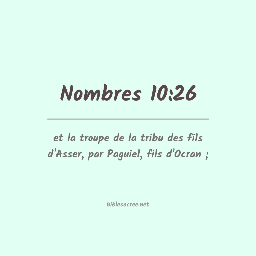 Nombres - 10:26