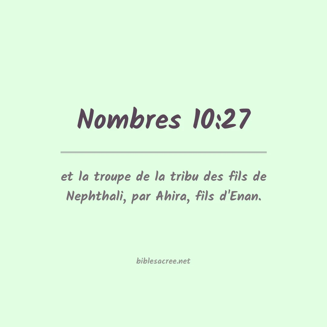 Nombres - 10:27