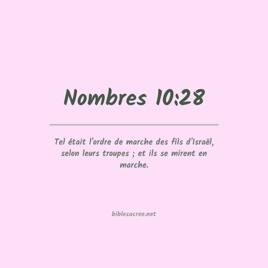 Nombres - 10:28