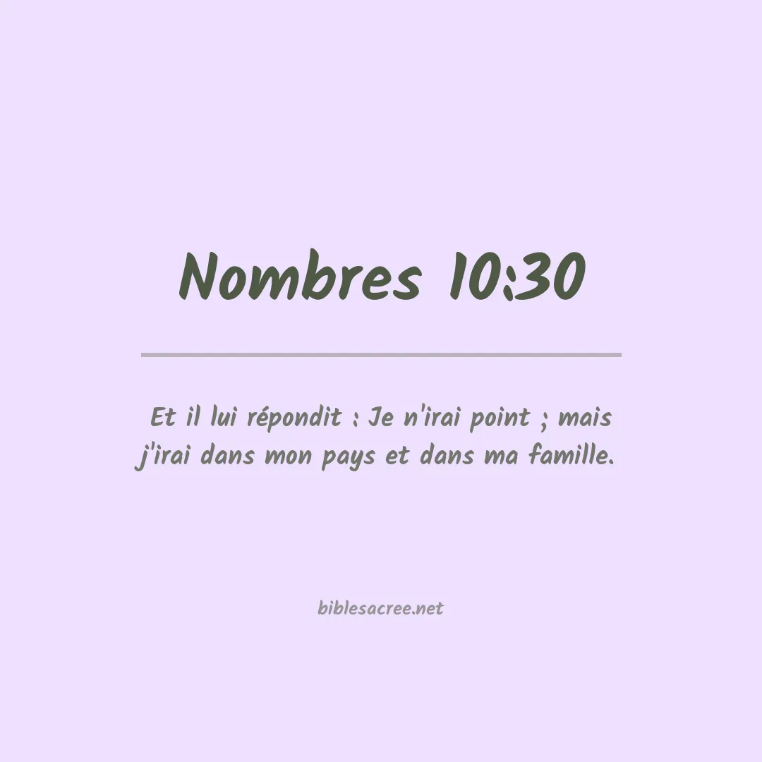 Nombres - 10:30