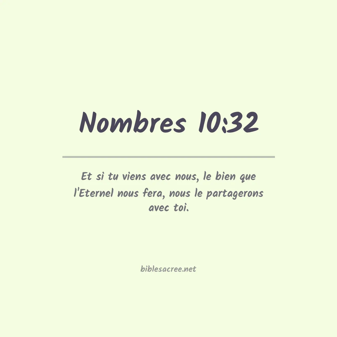 Nombres - 10:32