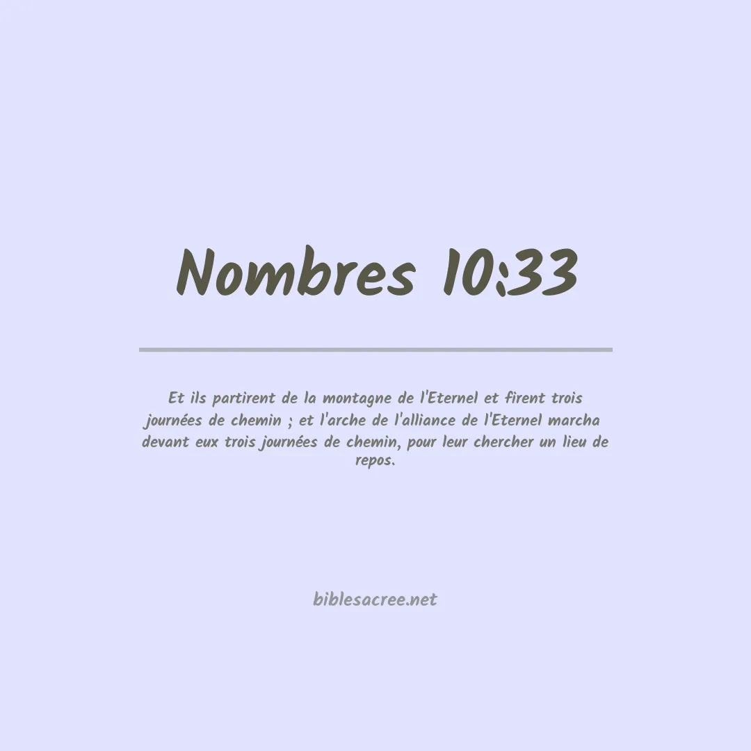 Nombres - 10:33