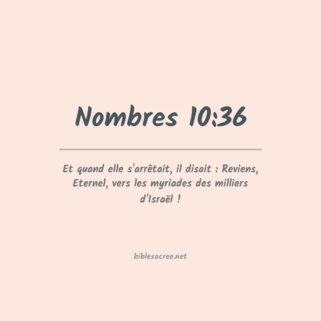 Nombres - 10:36