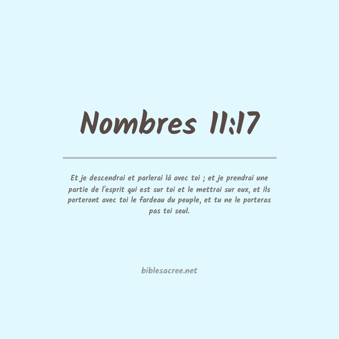 Nombres - 11:17