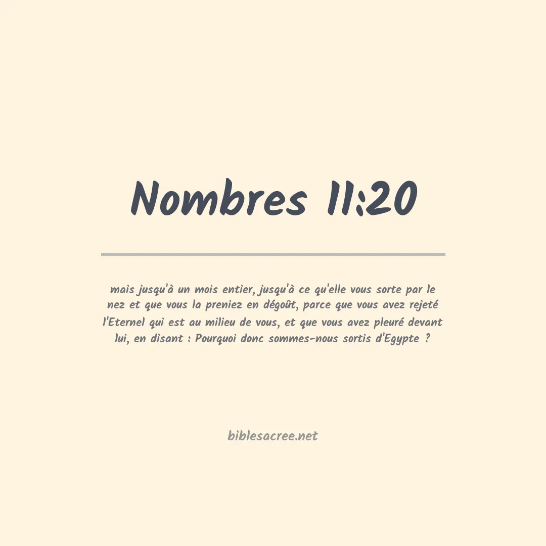 Nombres - 11:20