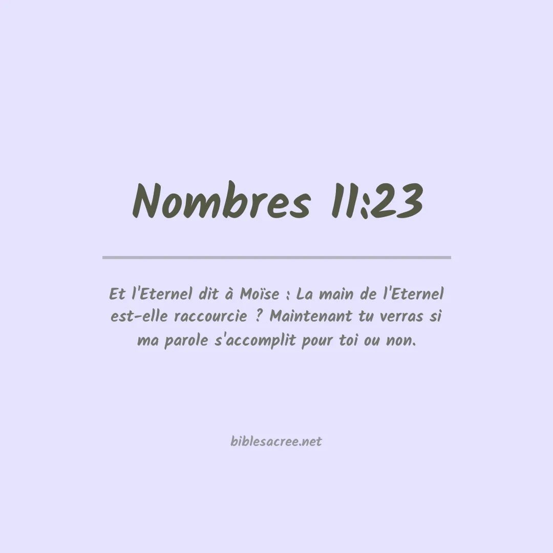 Nombres - 11:23