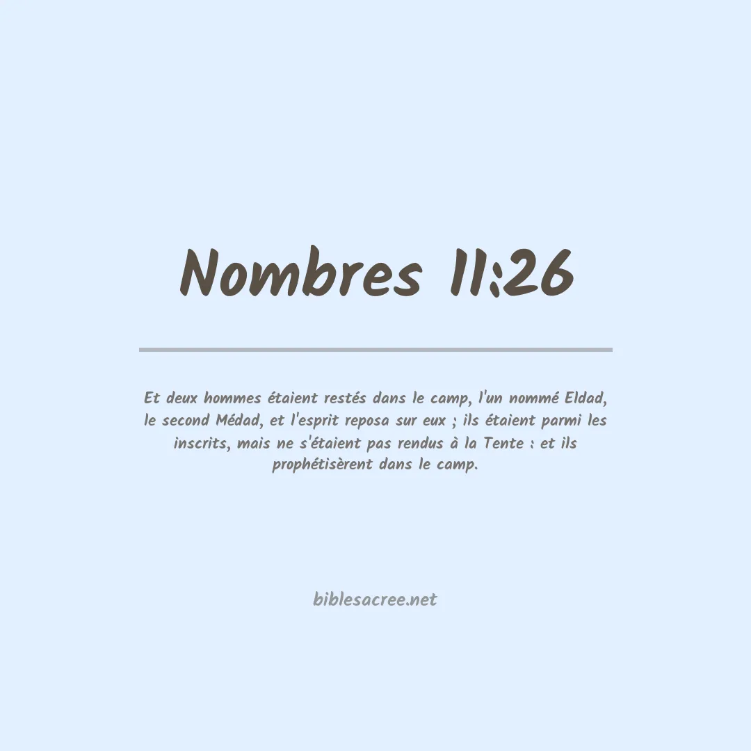 Nombres - 11:26