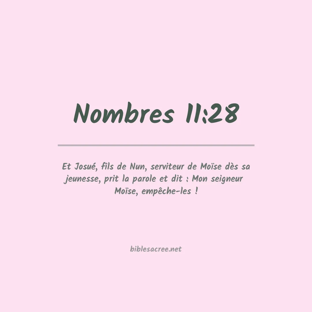 Nombres - 11:28