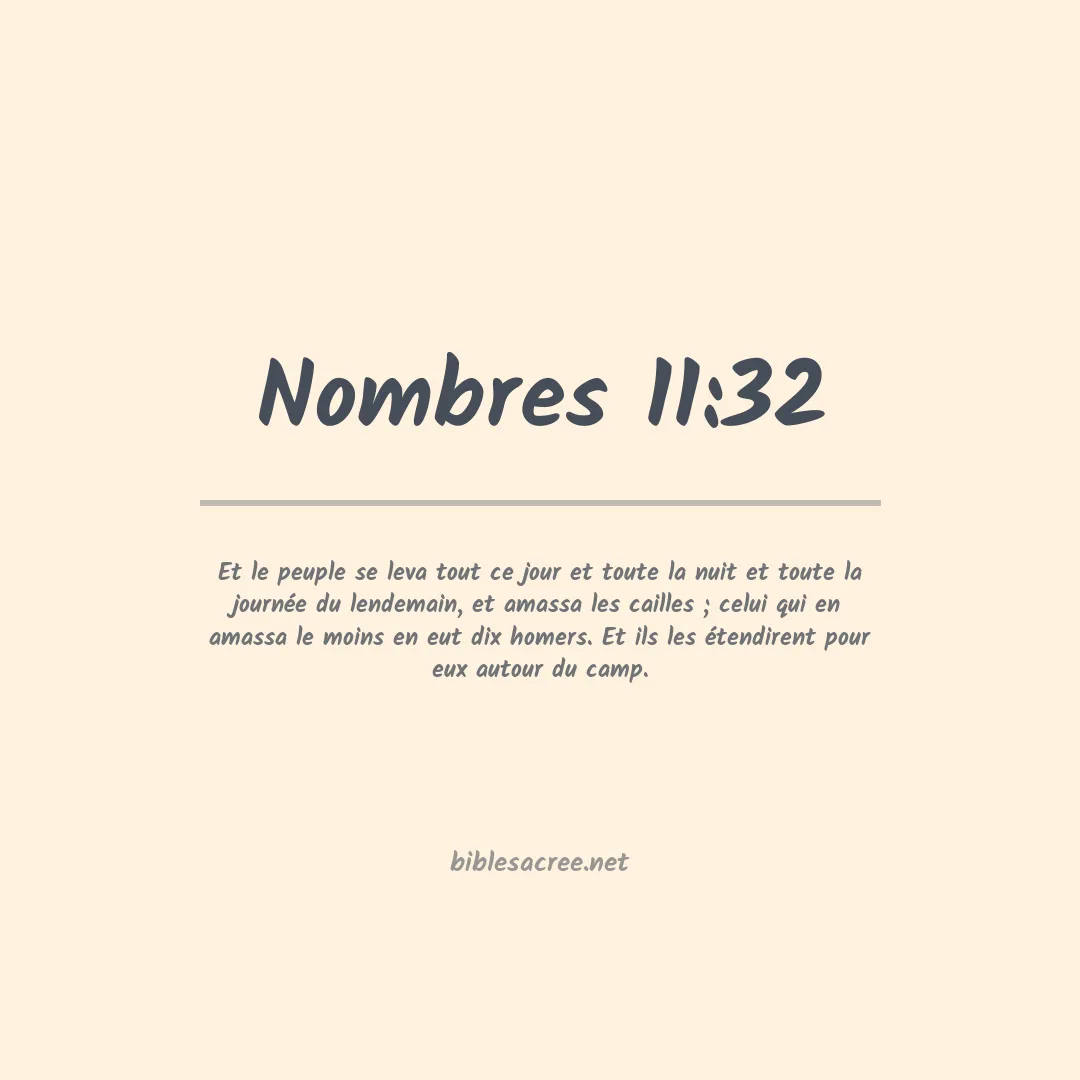 Nombres - 11:32