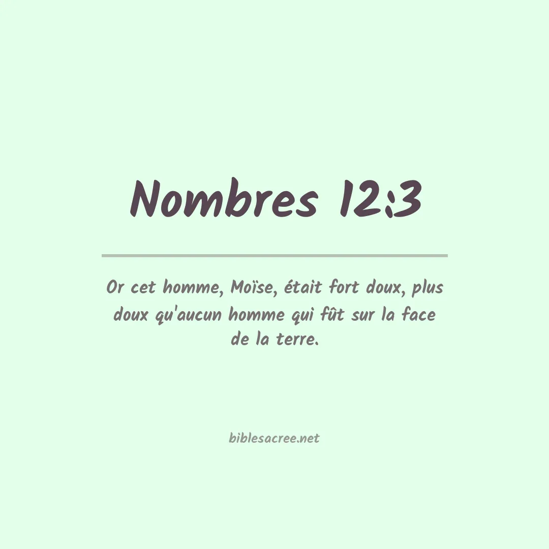 Nombres - 12:3