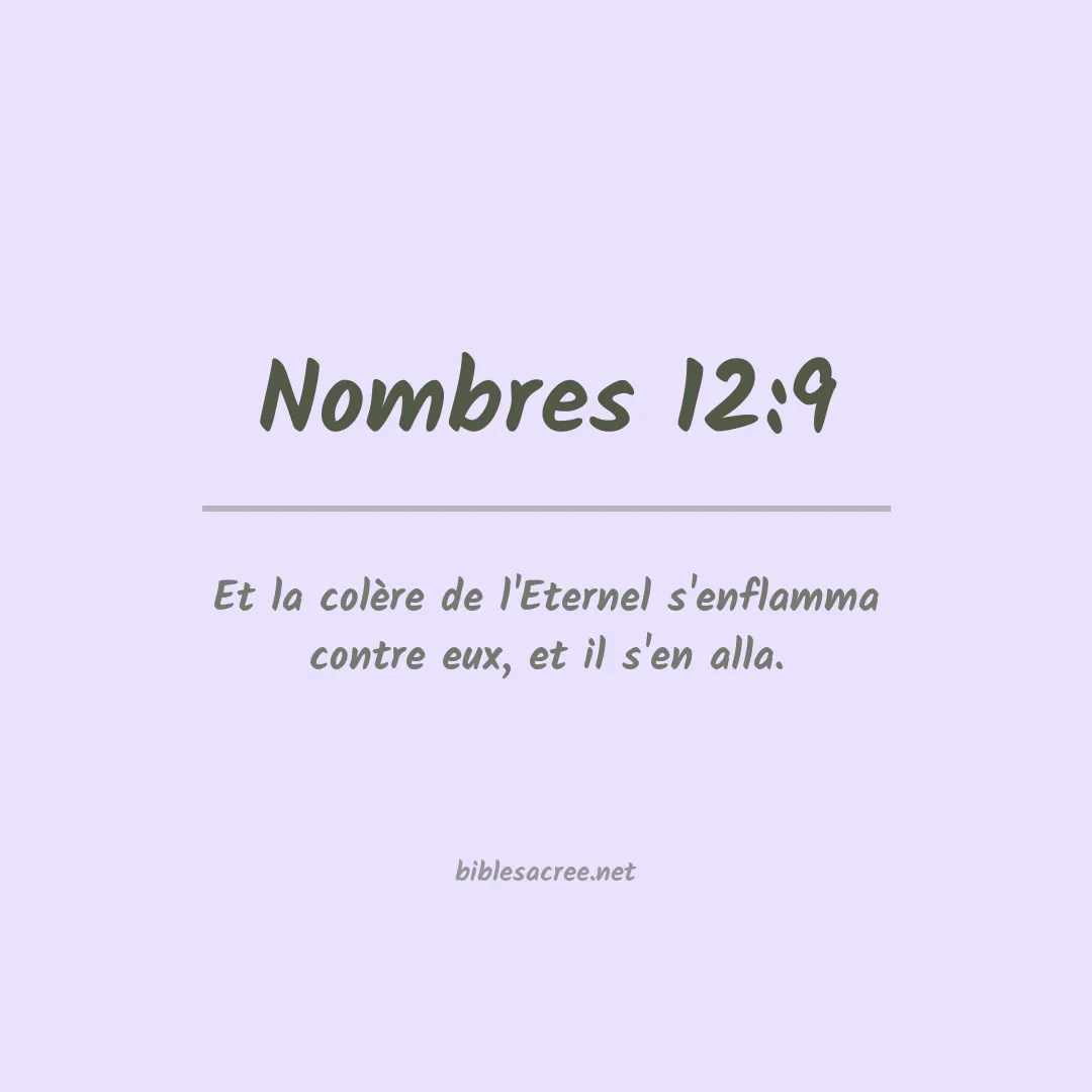 Nombres - 12:9