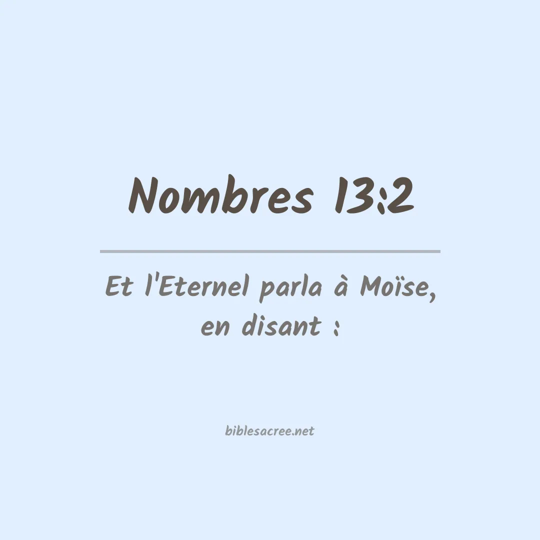 Nombres - 13:2