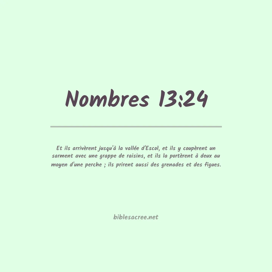 Nombres - 13:24