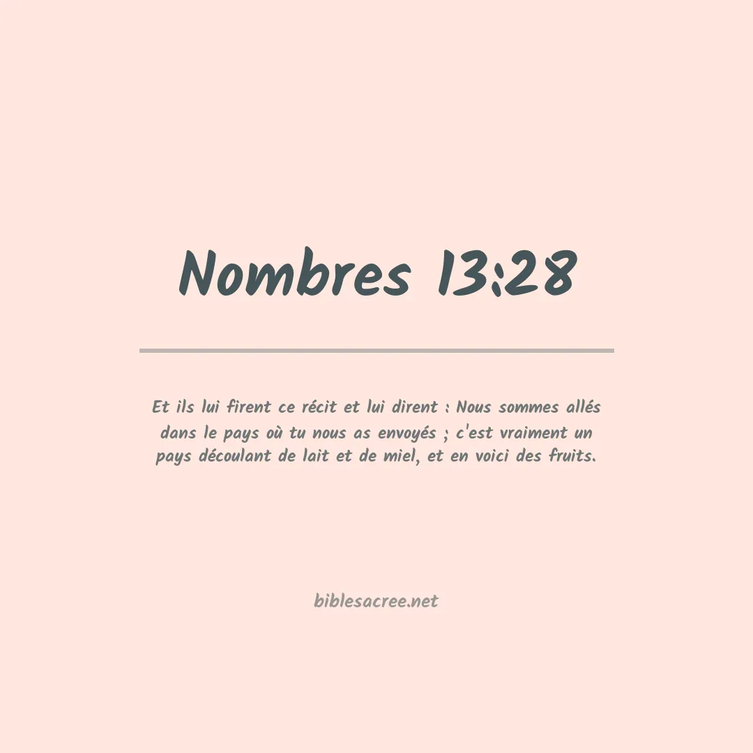 Nombres - 13:28