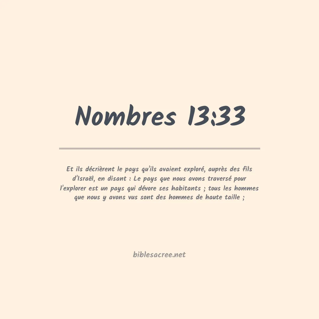 Nombres - 13:33