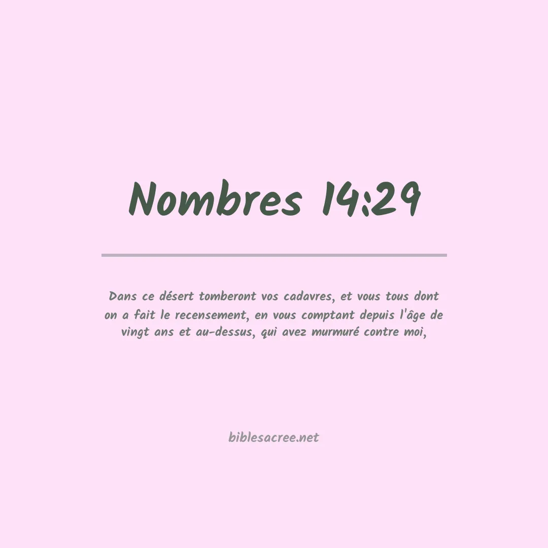 Nombres - 14:29