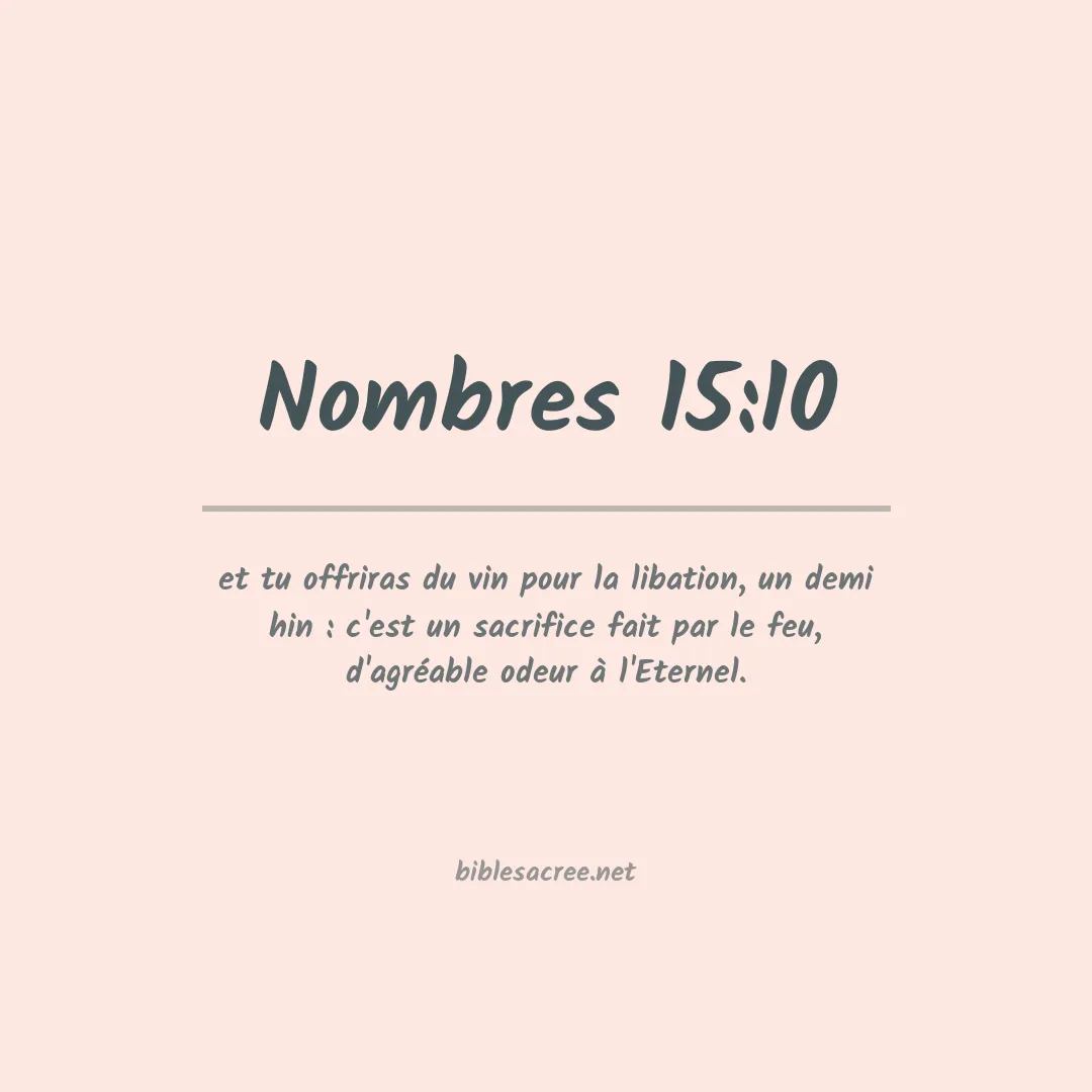 Nombres - 15:10