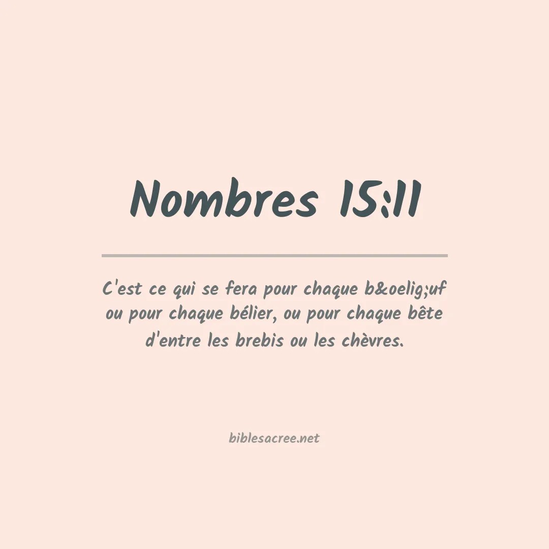 Nombres - 15:11