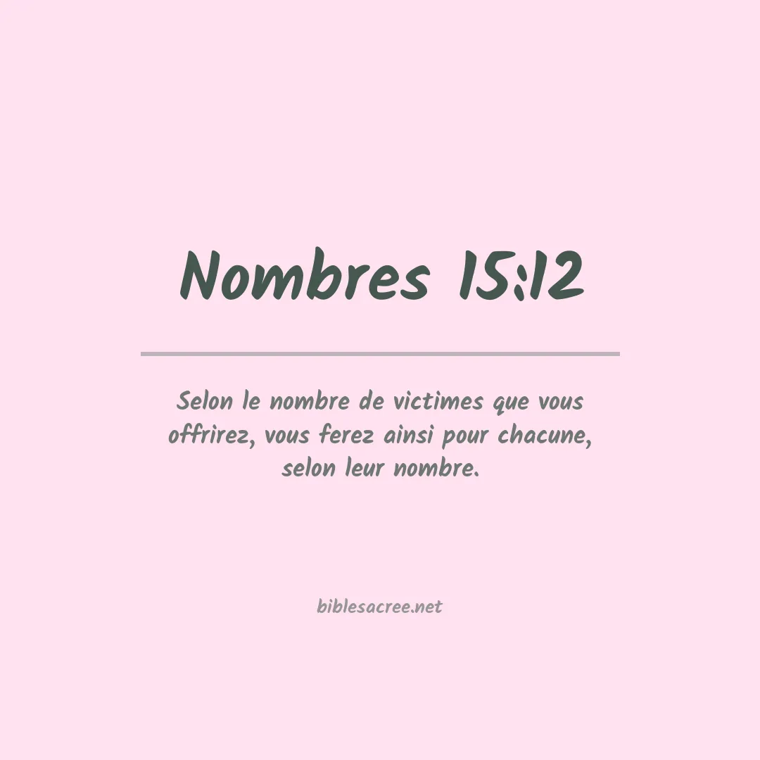 Nombres - 15:12