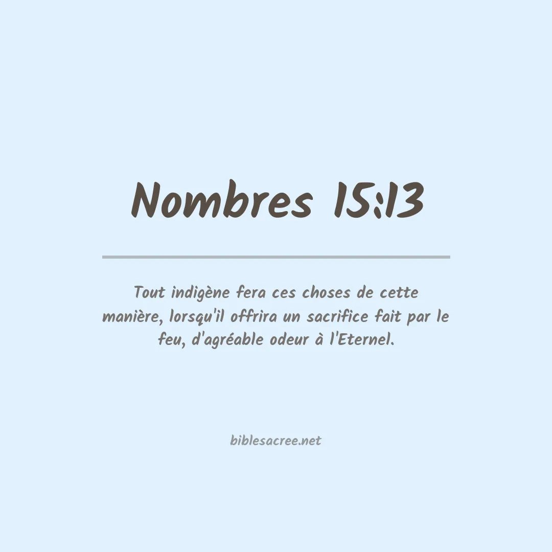 Nombres - 15:13
