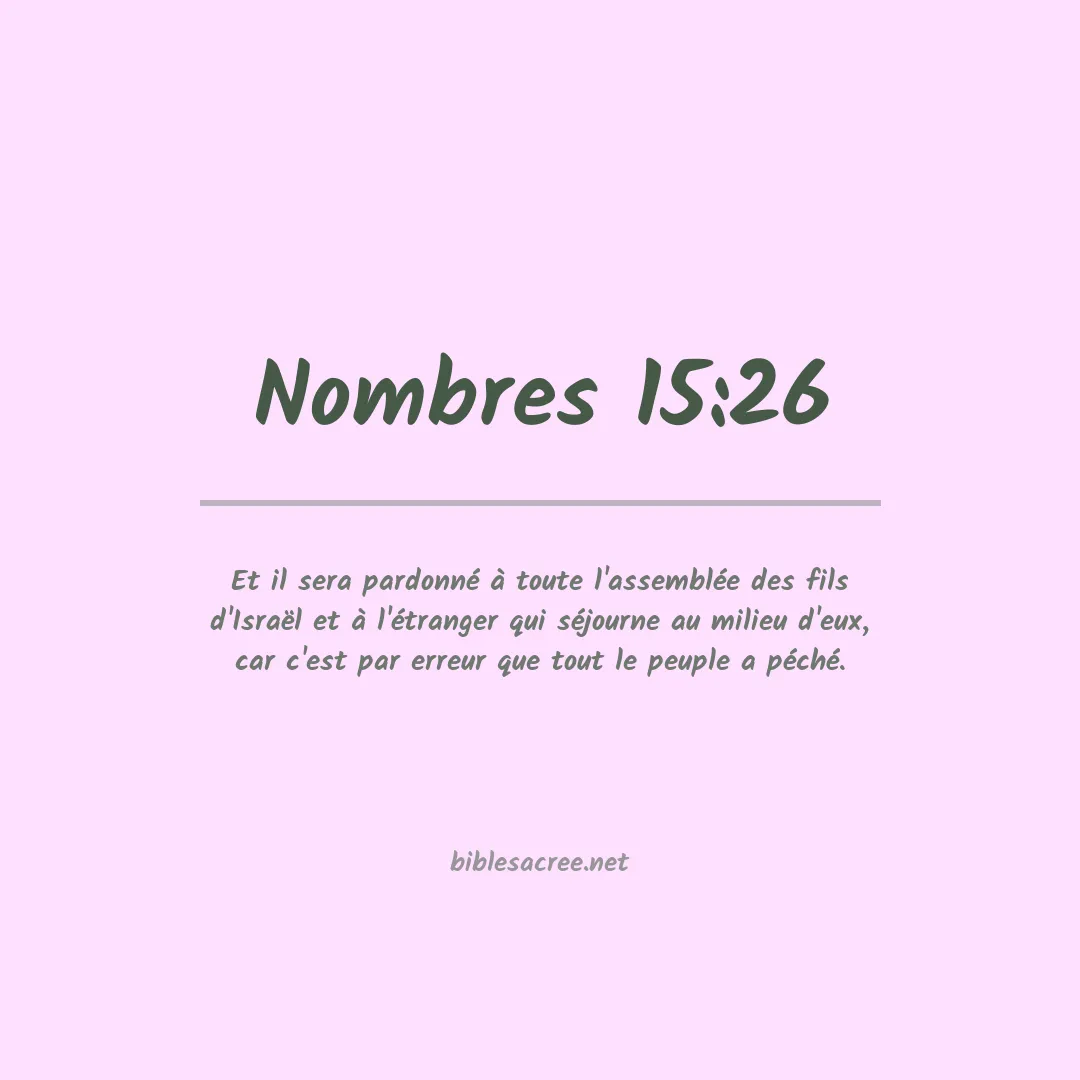 Nombres - 15:26