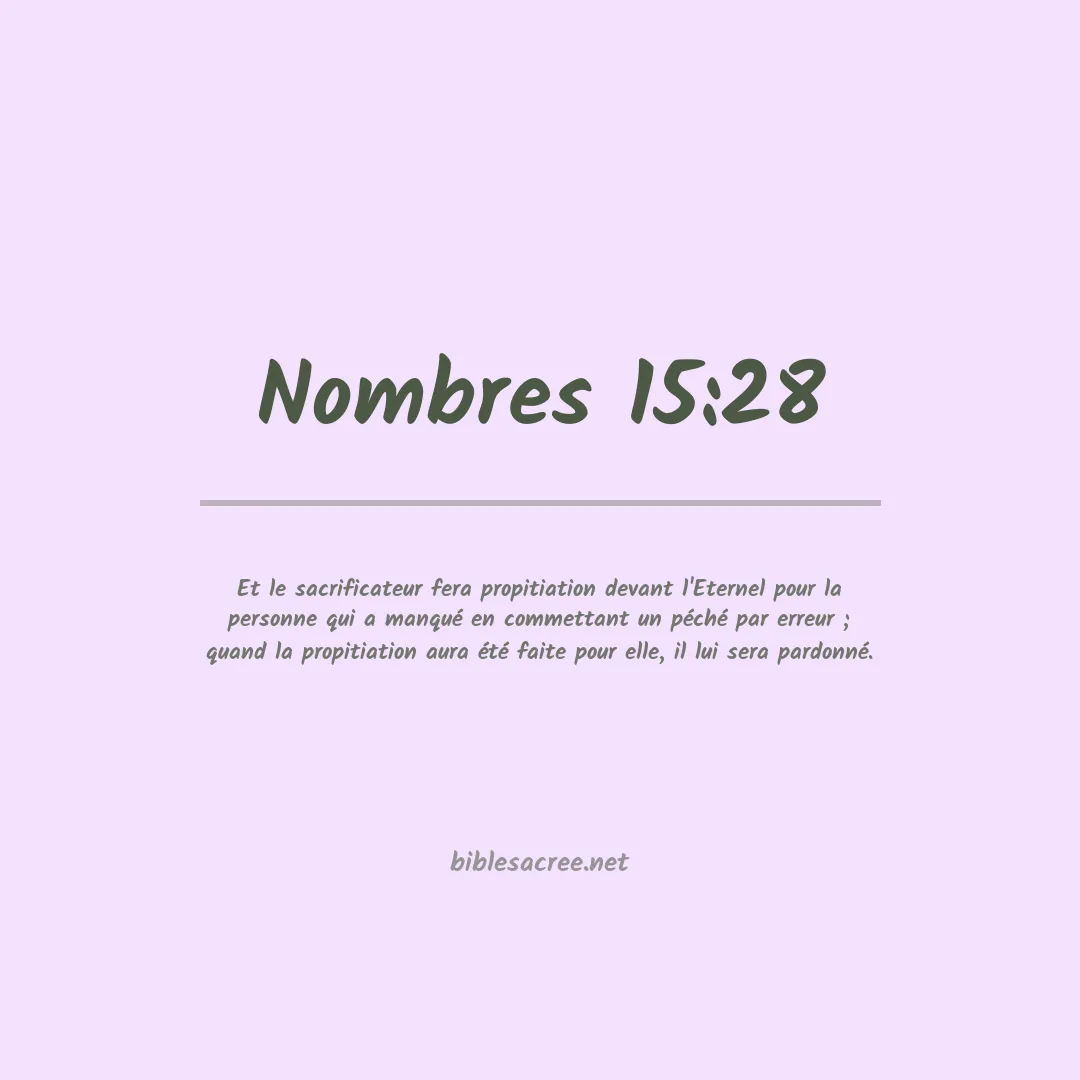 Nombres - 15:28
