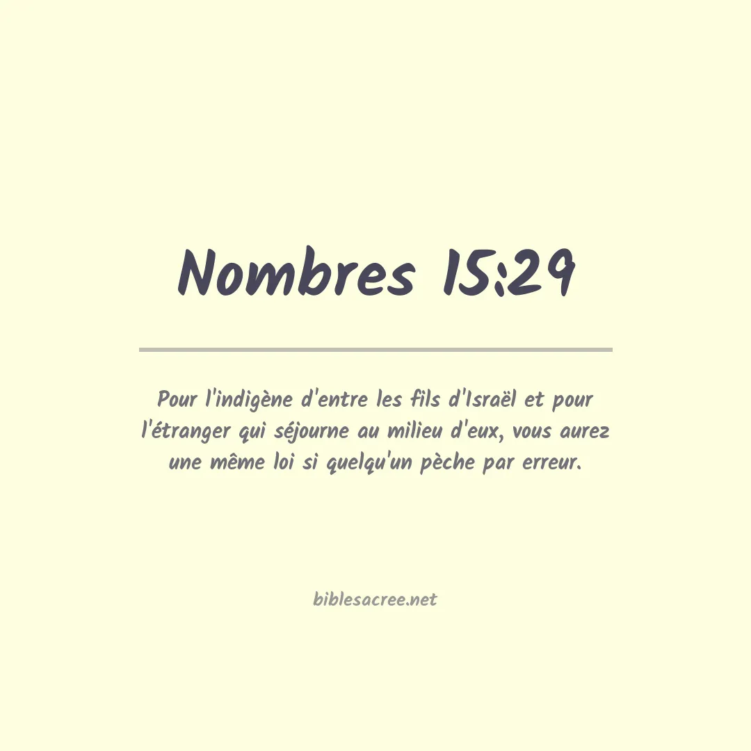 Nombres - 15:29