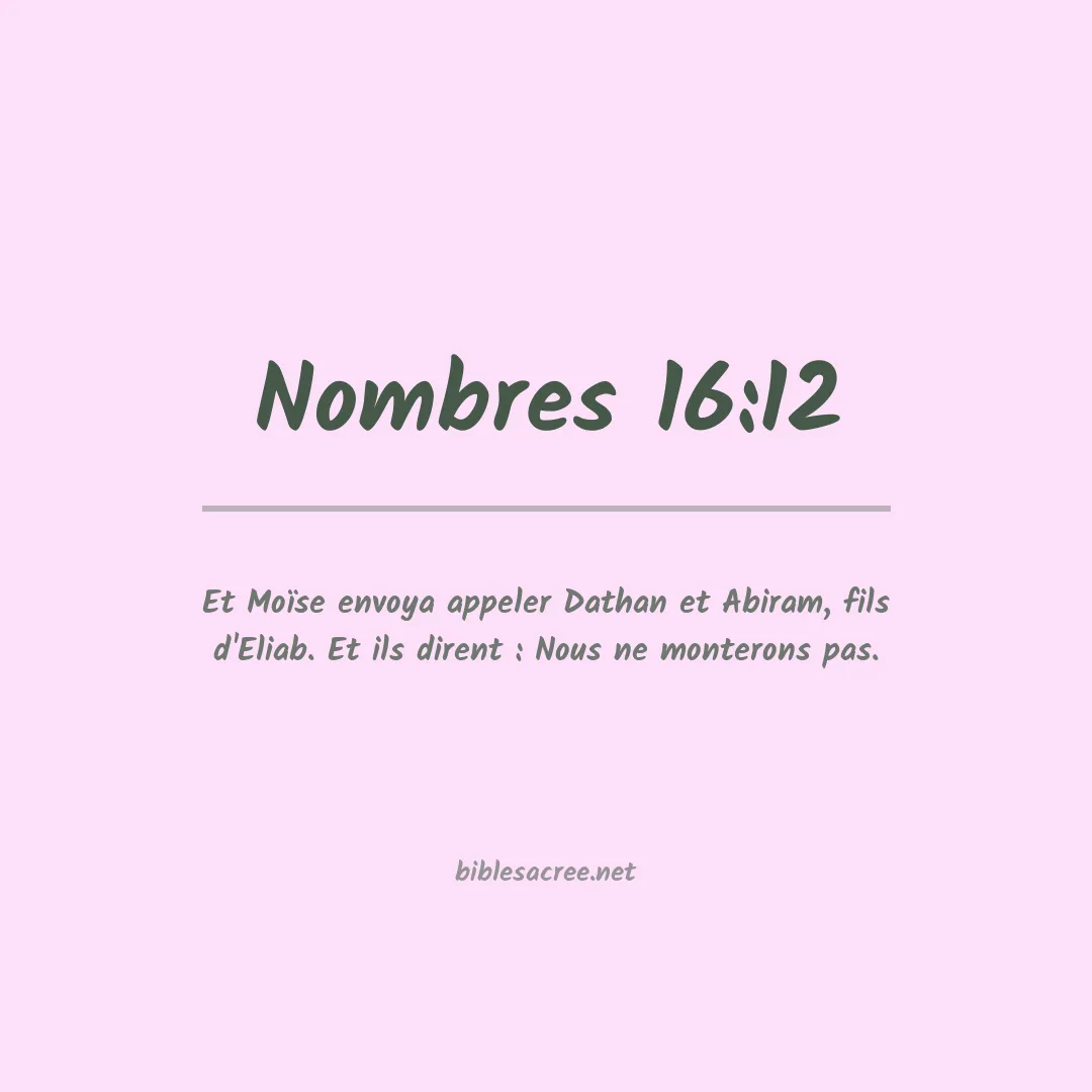 Nombres - 16:12