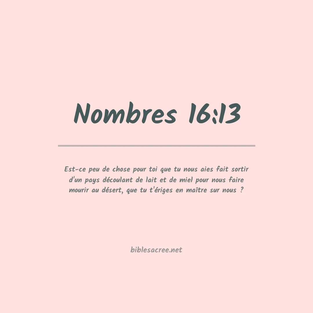 Nombres - 16:13