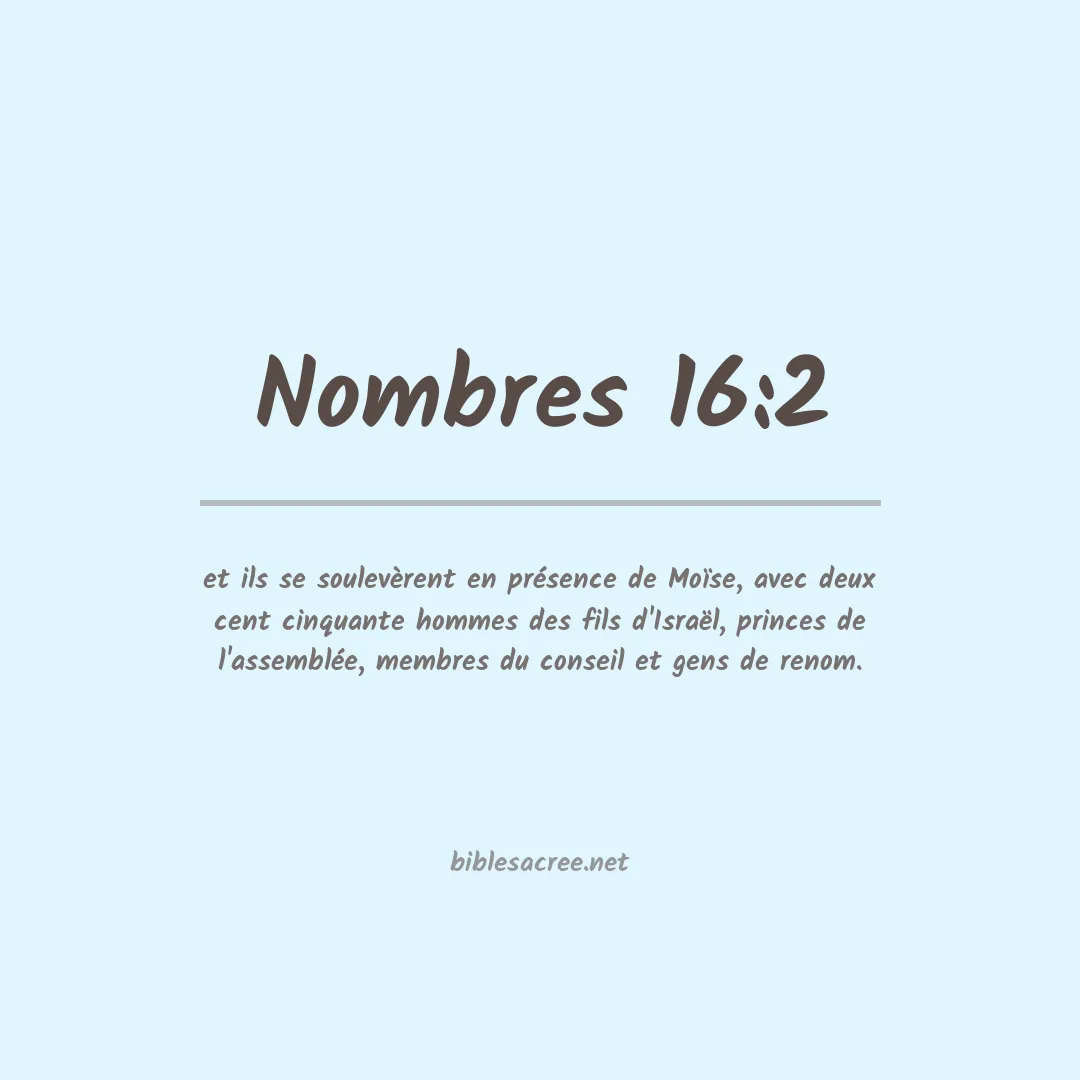 Nombres - 16:2