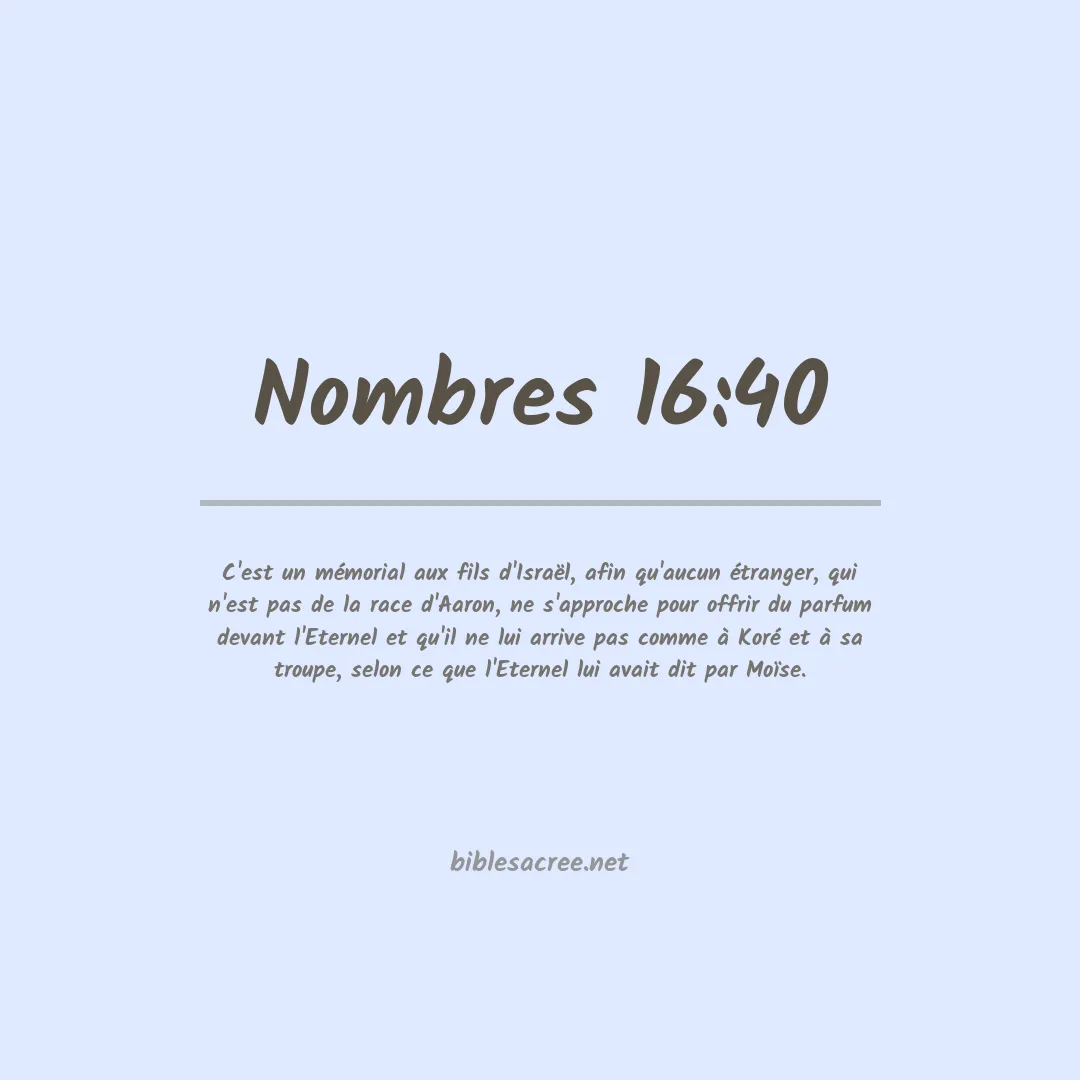 Nombres - 16:40