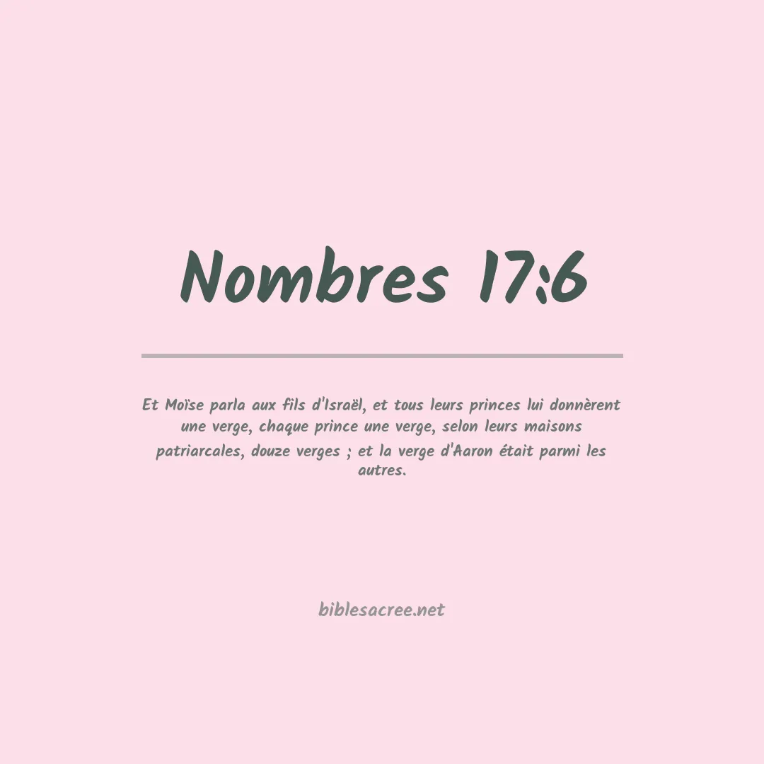Nombres - 17:6