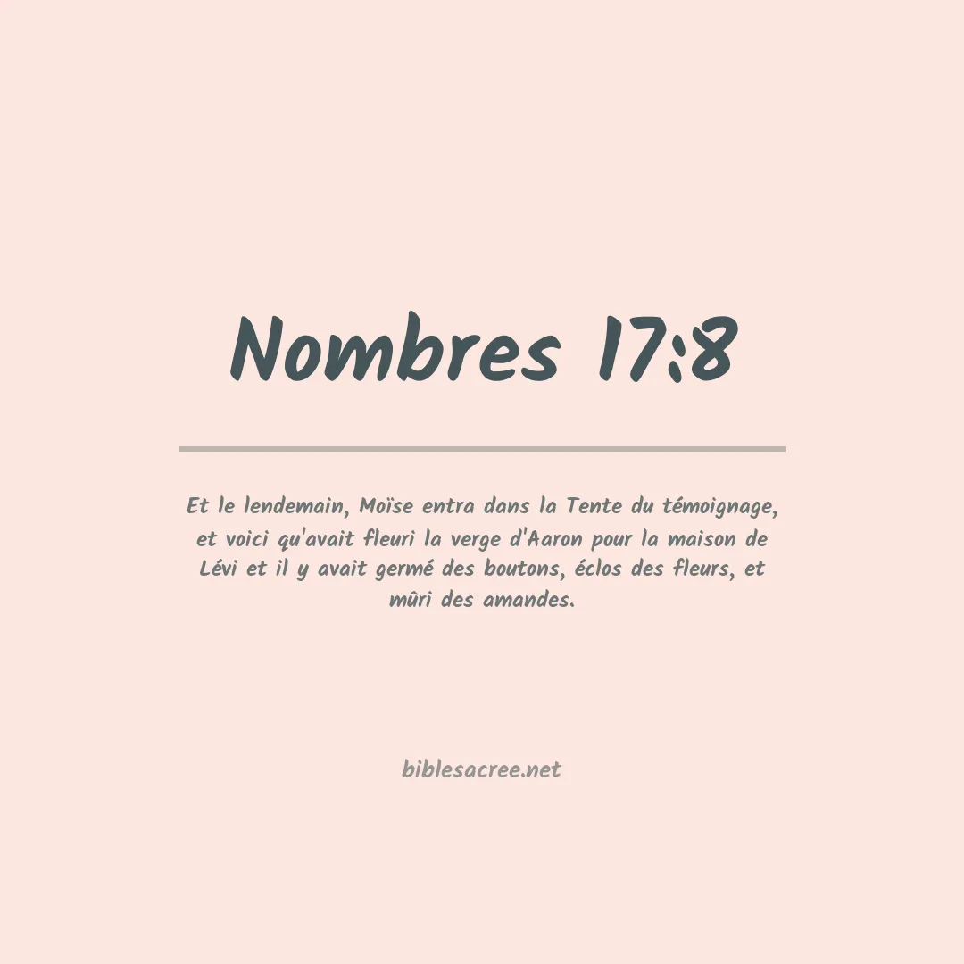 Nombres - 17:8