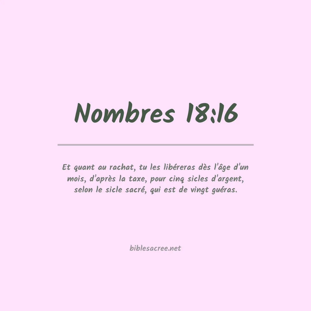 Nombres - 18:16