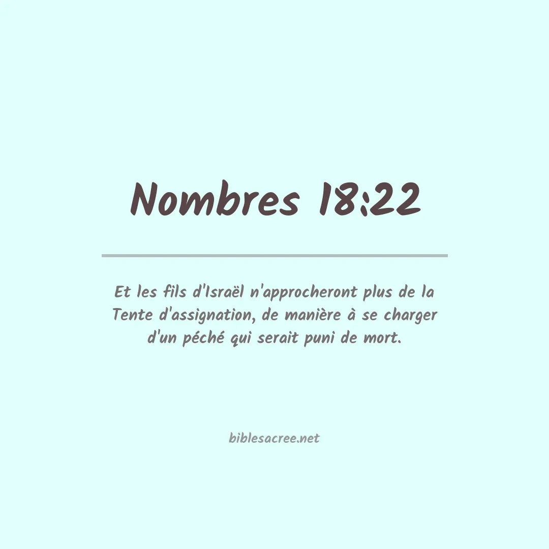 Nombres - 18:22