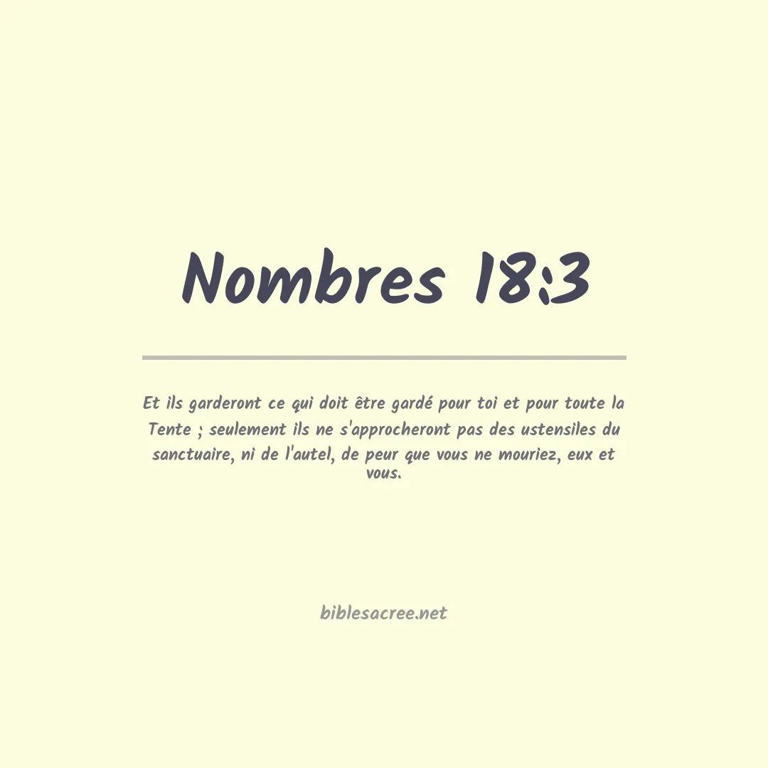 Nombres - 18:3