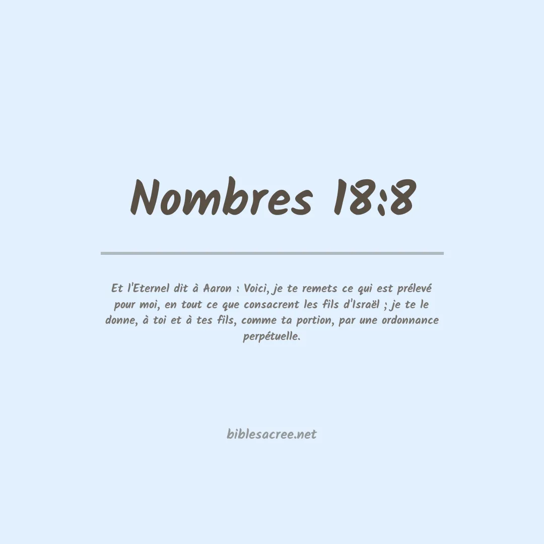 Nombres - 18:8