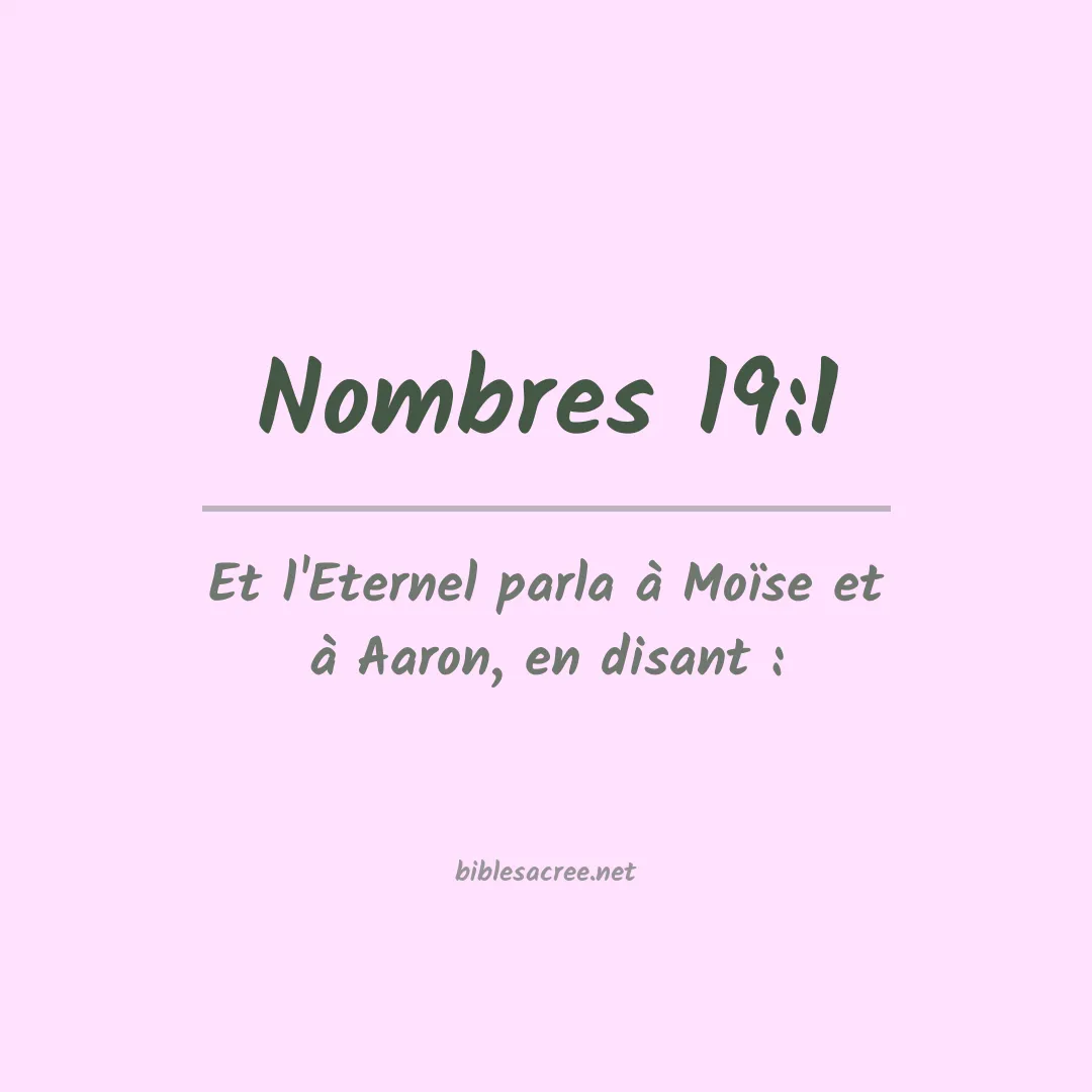 Nombres - 19:1