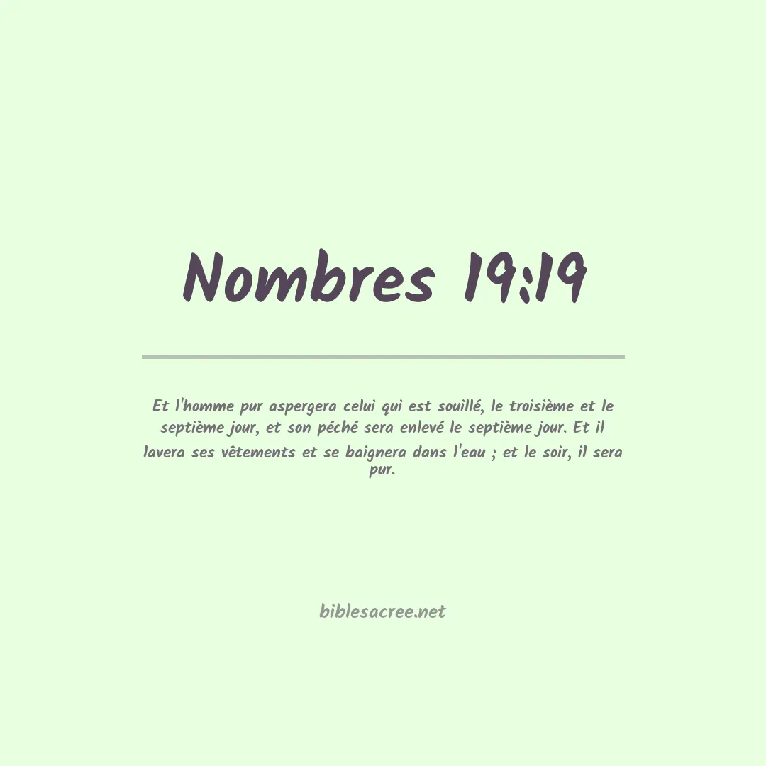Nombres - 19:19