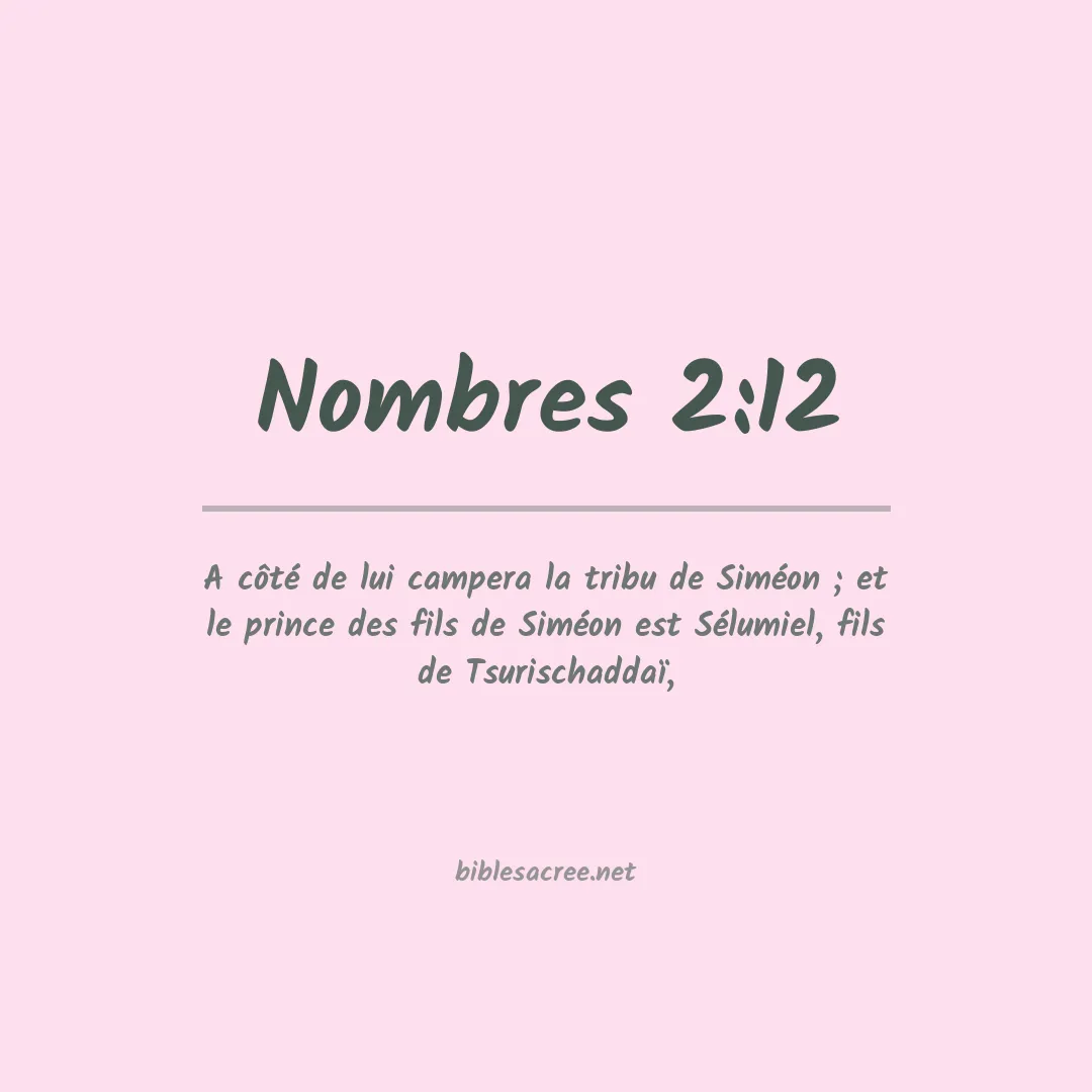 Nombres - 2:12