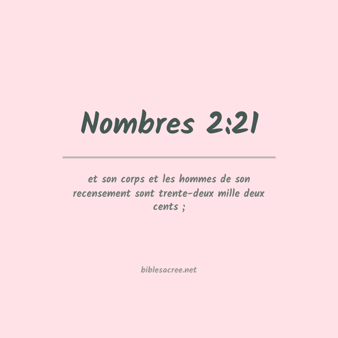 Nombres - 2:21