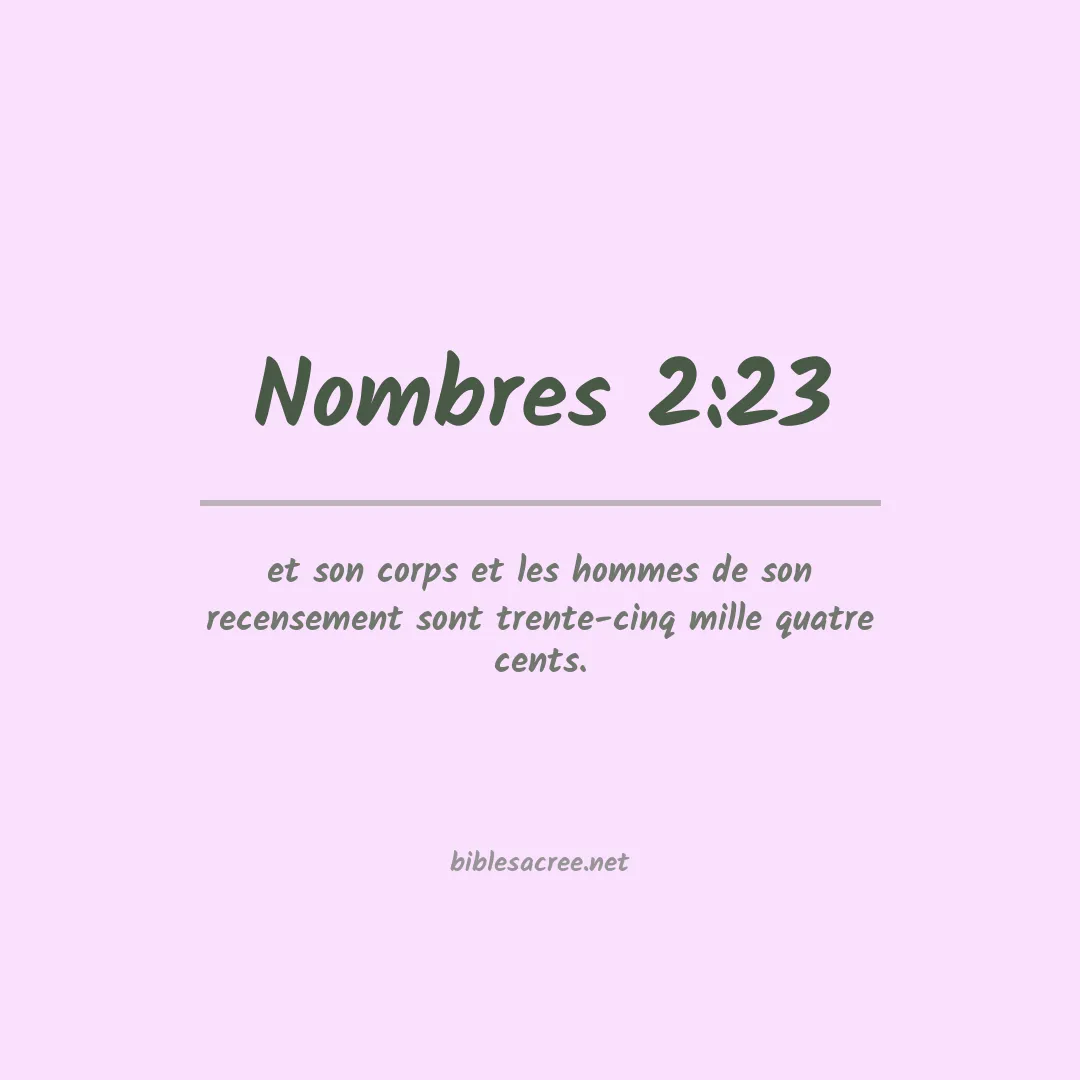 Nombres - 2:23