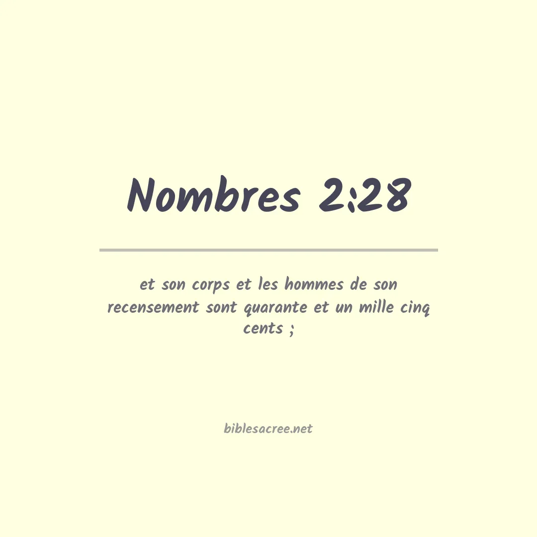 Nombres - 2:28