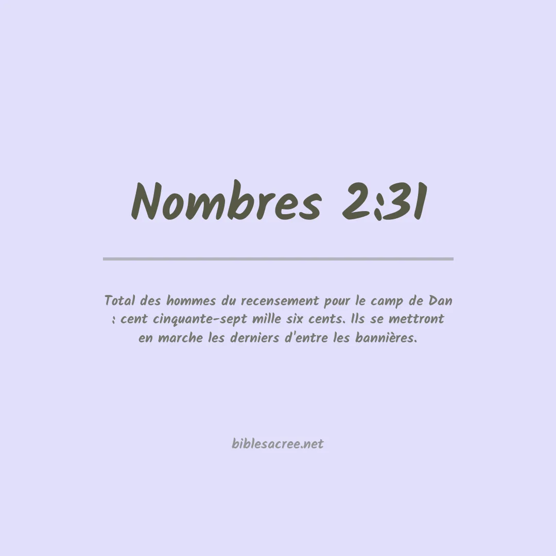 Nombres - 2:31