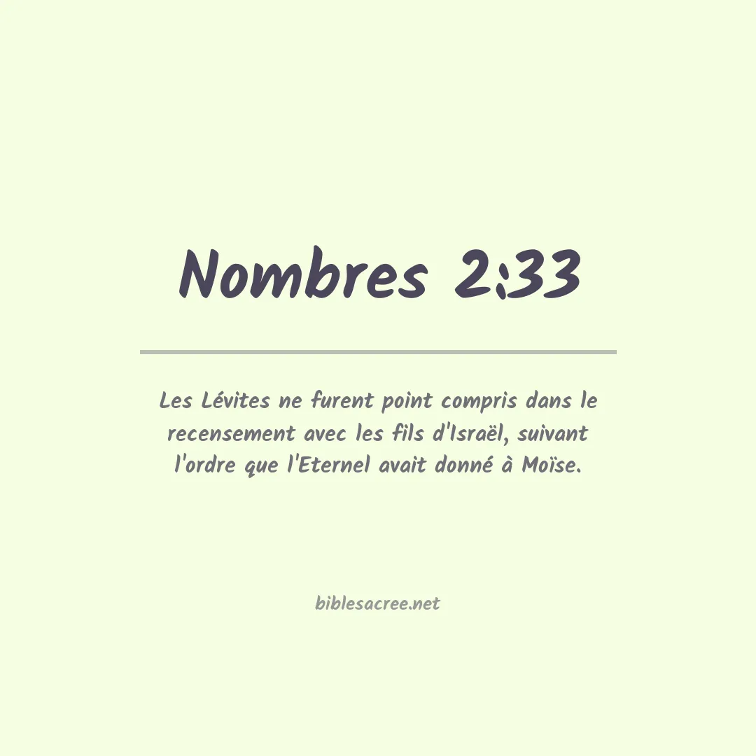Nombres - 2:33
