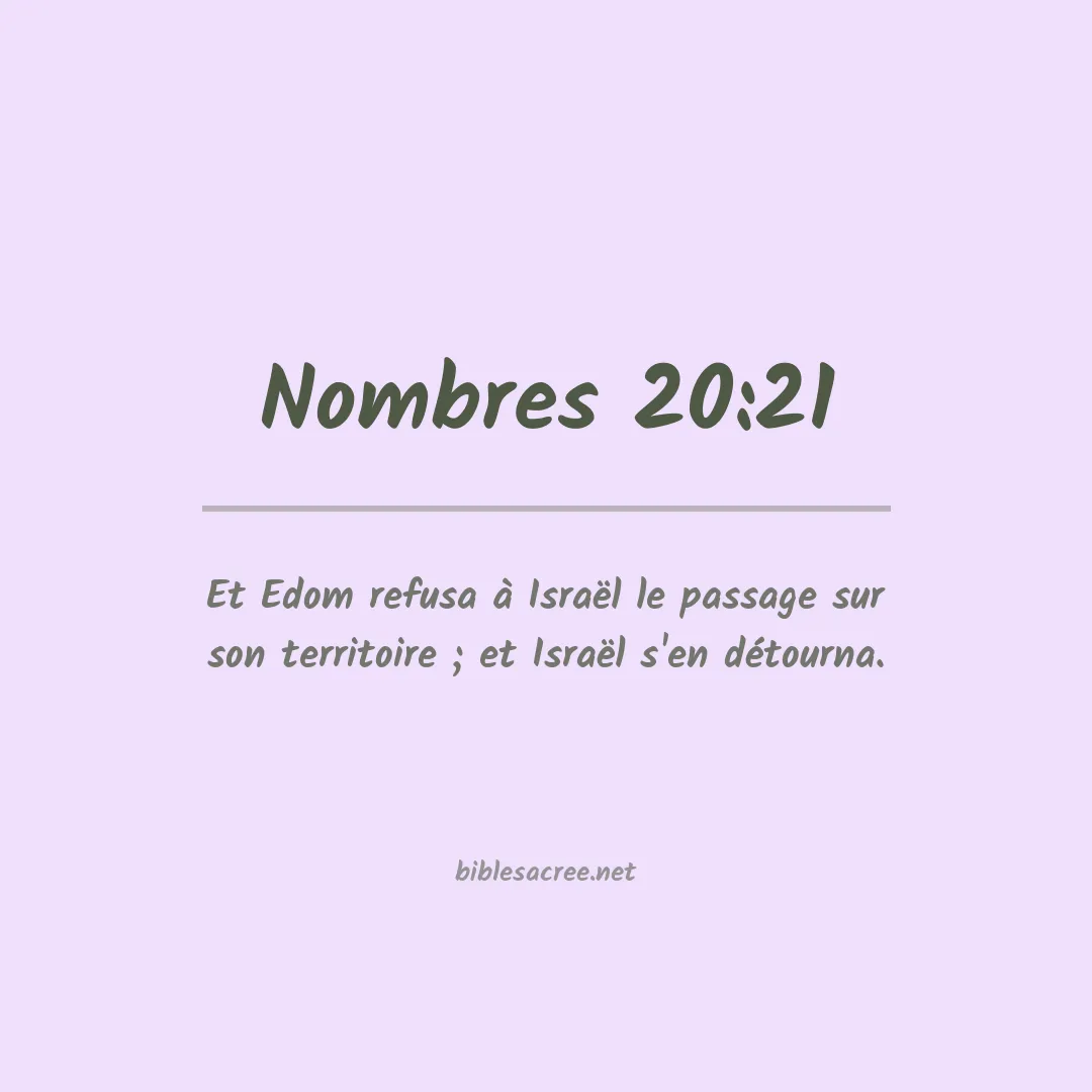 Nombres - 20:21