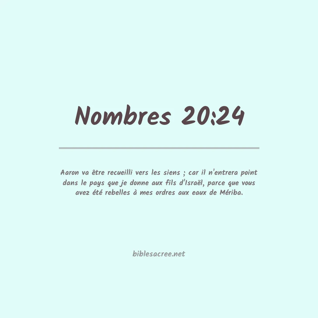 Nombres - 20:24