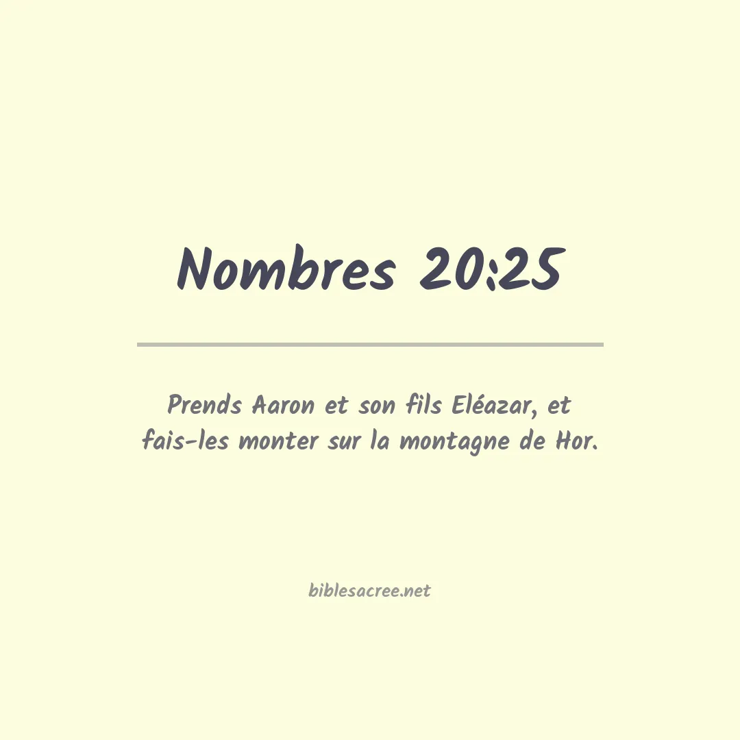 Nombres - 20:25