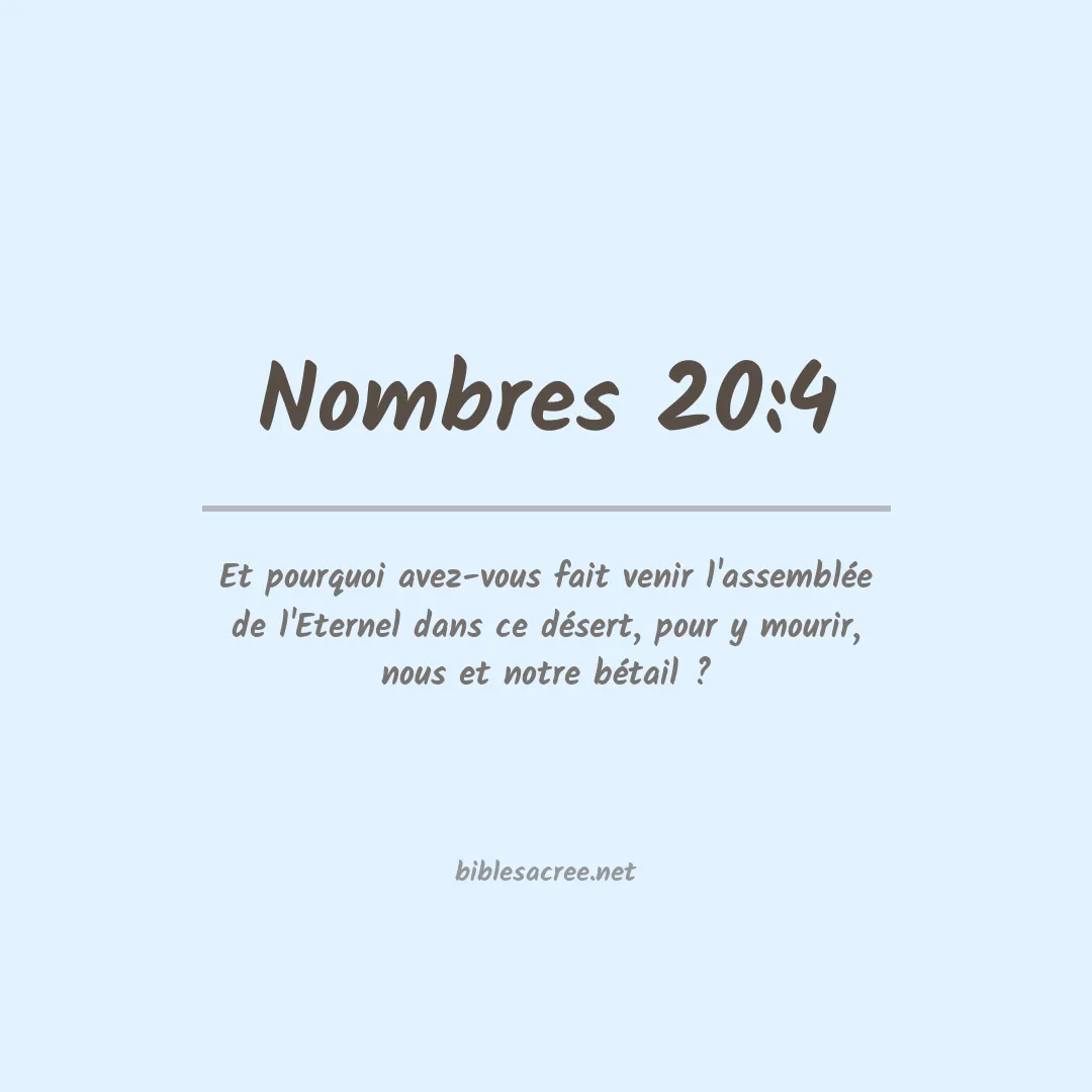 Nombres - 20:4