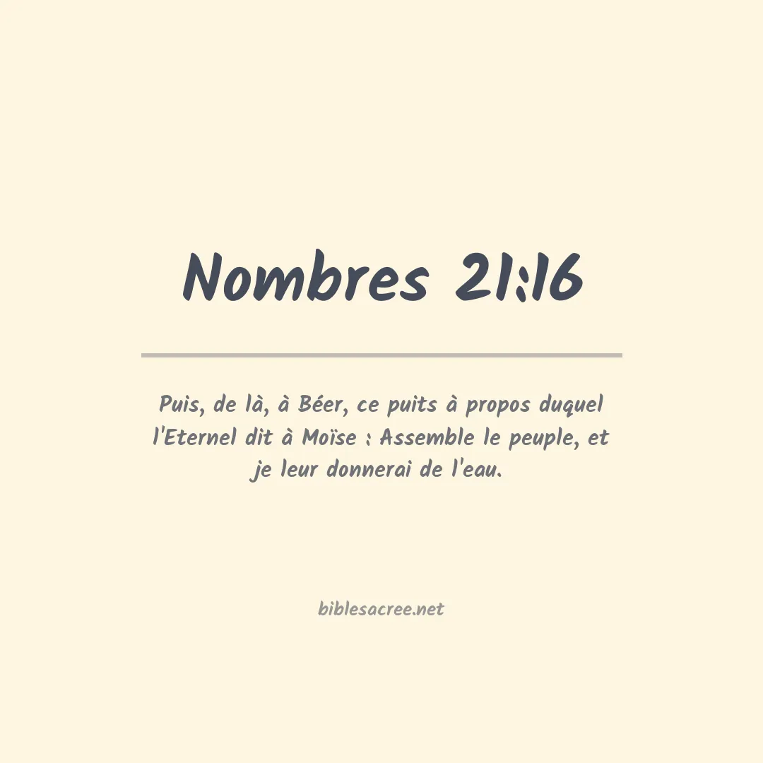 Nombres - 21:16